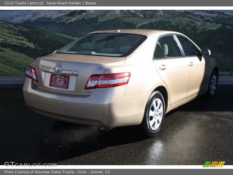 Sandy Beach Metallic / Bisque 2010 Toyota Camry LE