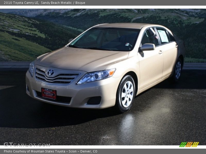 Sandy Beach Metallic / Bisque 2010 Toyota Camry LE