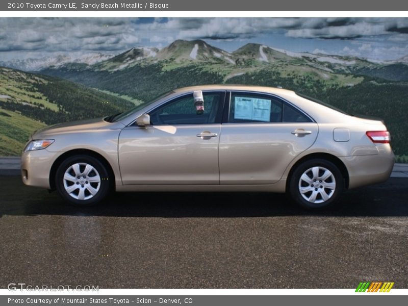 Sandy Beach Metallic / Bisque 2010 Toyota Camry LE