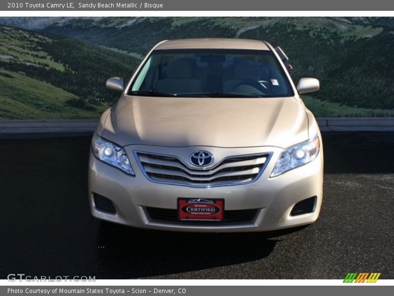 Sandy Beach Metallic / Bisque 2010 Toyota Camry LE