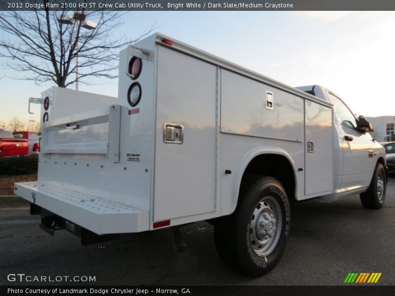 Bright White / Dark Slate/Medium Graystone 2012 Dodge Ram 2500 HD ST Crew Cab Utility Truck