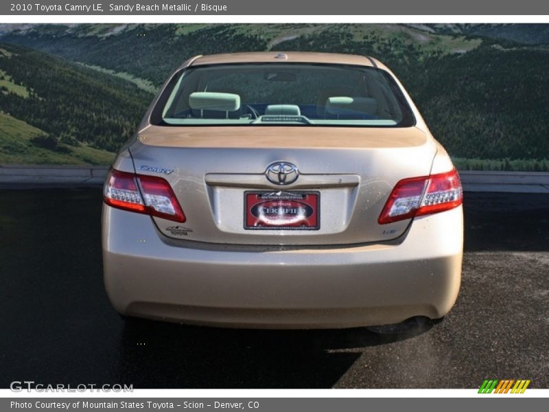 Sandy Beach Metallic / Bisque 2010 Toyota Camry LE