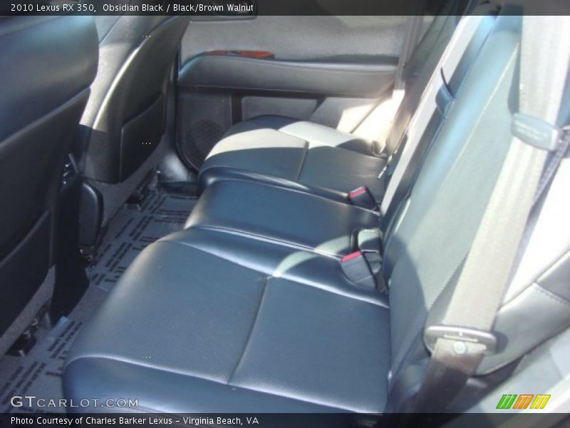 Obsidian Black / Black/Brown Walnut 2010 Lexus RX 350