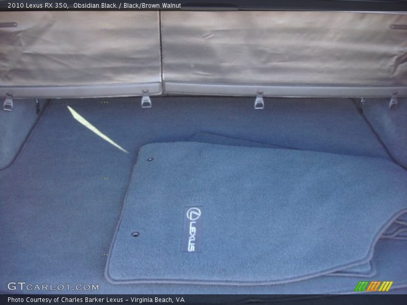 Obsidian Black / Black/Brown Walnut 2010 Lexus RX 350