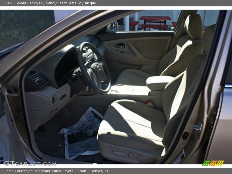 Sandy Beach Metallic / Bisque 2010 Toyota Camry LE