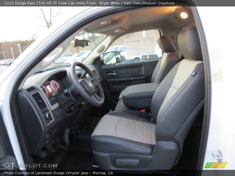 Bright White / Dark Slate/Medium Graystone 2012 Dodge Ram 2500 HD ST Crew Cab Utility Truck