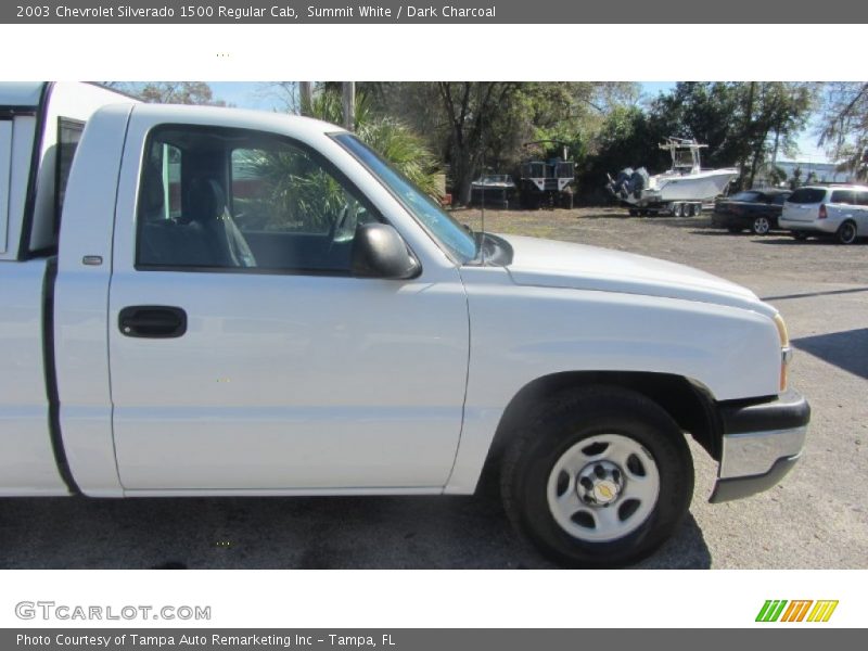 Summit White / Dark Charcoal 2003 Chevrolet Silverado 1500 Regular Cab