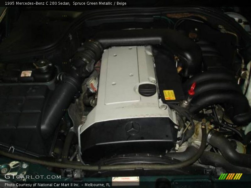 Spruce Green Metallic / Beige 1995 Mercedes-Benz C 280 Sedan