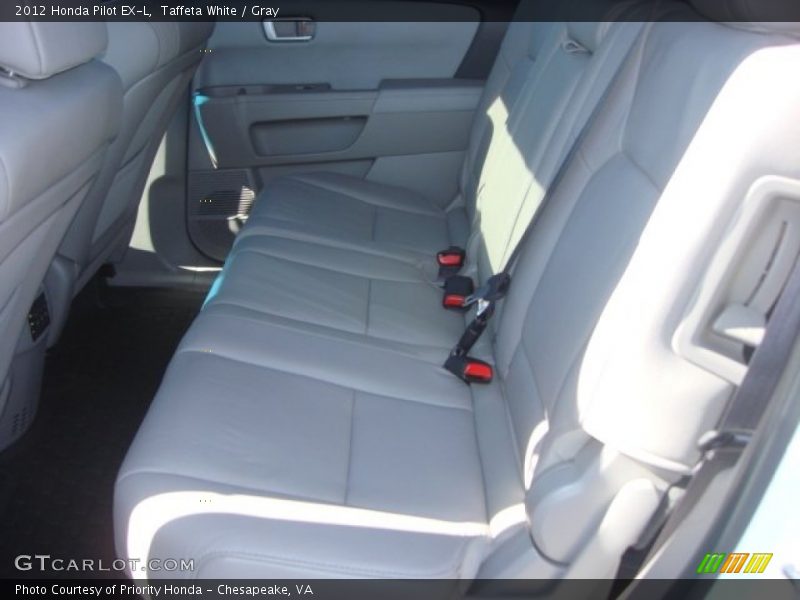 Taffeta White / Gray 2012 Honda Pilot EX-L