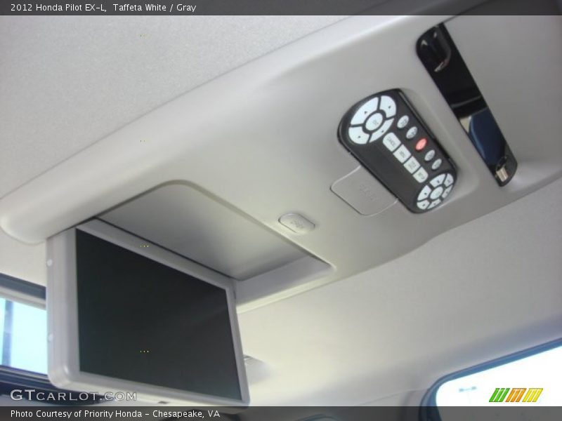 Taffeta White / Gray 2012 Honda Pilot EX-L