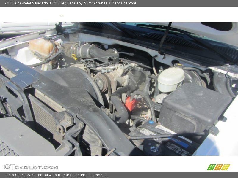 Summit White / Dark Charcoal 2003 Chevrolet Silverado 1500 Regular Cab
