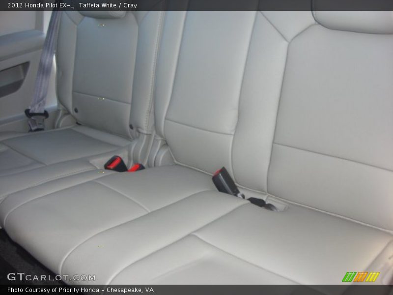 Taffeta White / Gray 2012 Honda Pilot EX-L