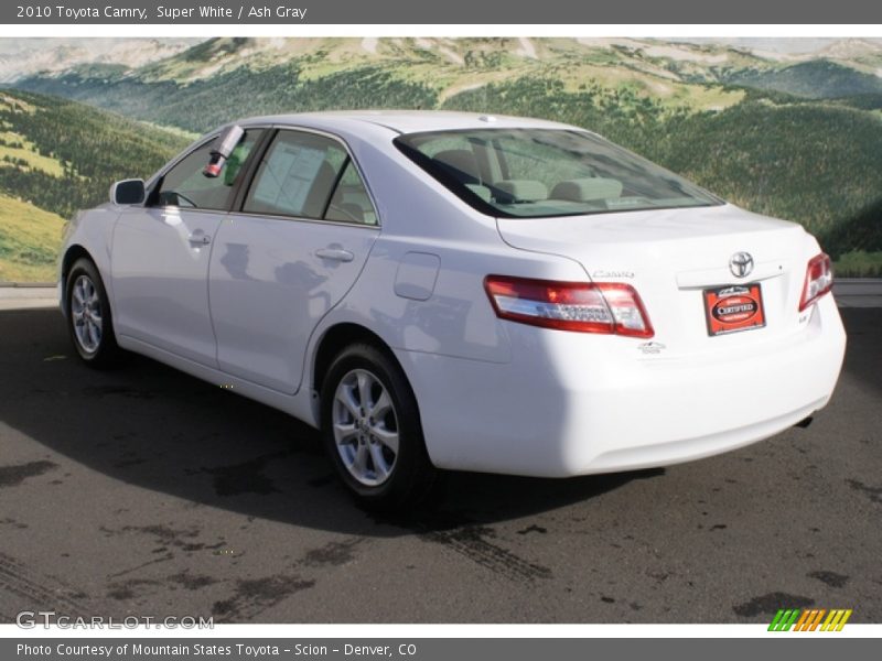 Super White / Ash Gray 2010 Toyota Camry