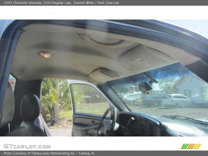 Summit White / Dark Charcoal 2003 Chevrolet Silverado 1500 Regular Cab