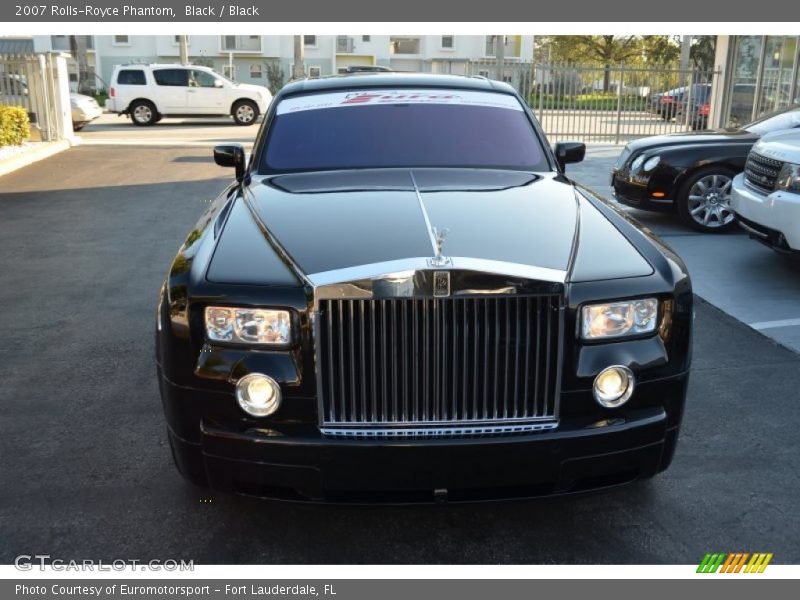 Black / Black 2007 Rolls-Royce Phantom