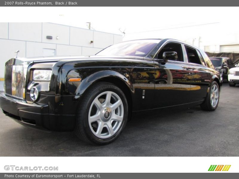 Black / Black 2007 Rolls-Royce Phantom