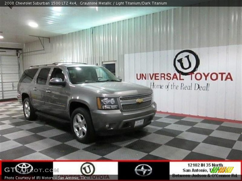 Graystone Metallic / Light Titanium/Dark Titanium 2008 Chevrolet Suburban 1500 LTZ 4x4