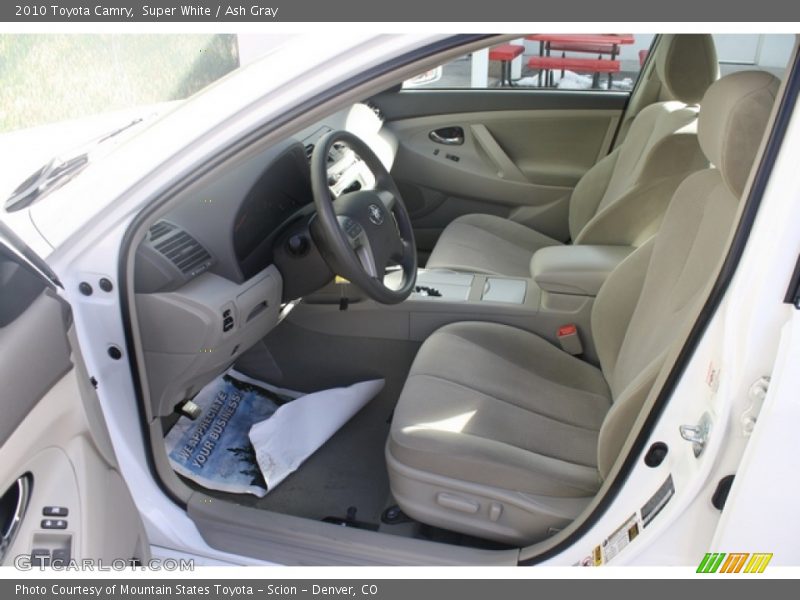 Super White / Ash Gray 2010 Toyota Camry