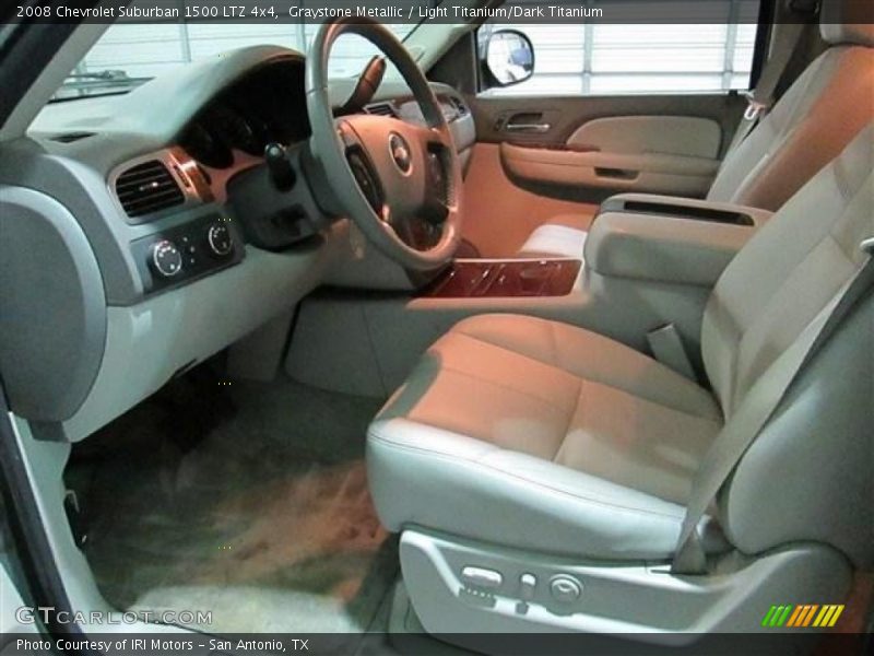 Graystone Metallic / Light Titanium/Dark Titanium 2008 Chevrolet Suburban 1500 LTZ 4x4