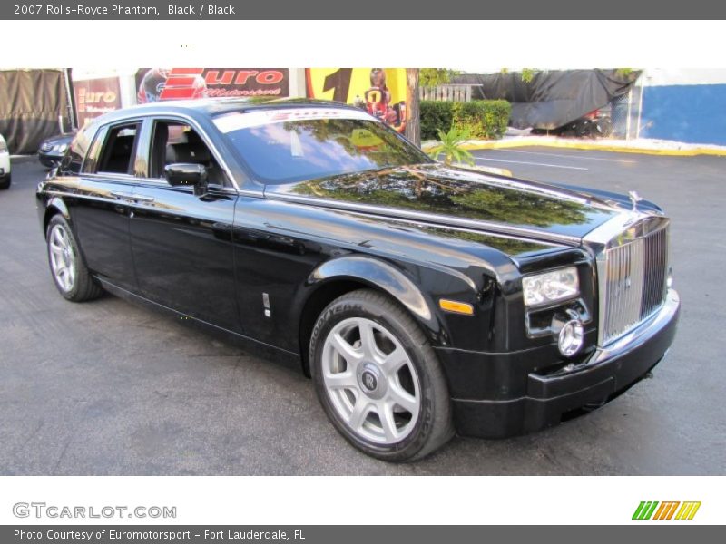 Black / Black 2007 Rolls-Royce Phantom