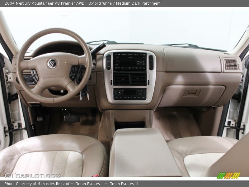 Oxford White / Medium Dark Parchment 2004 Mercury Mountaineer V8 Premier AWD