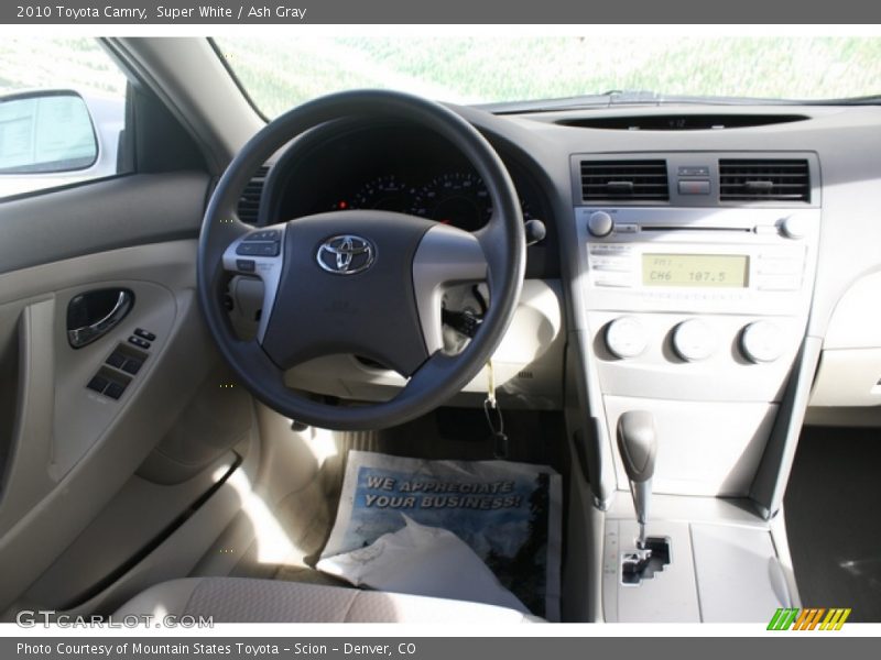 Super White / Ash Gray 2010 Toyota Camry