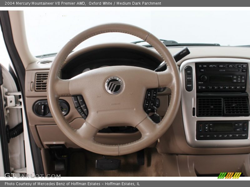 Oxford White / Medium Dark Parchment 2004 Mercury Mountaineer V8 Premier AWD