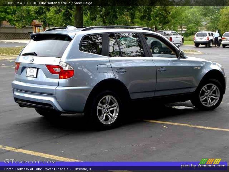 Blue Water Metallic / Sand Beige 2006 BMW X3 3.0i