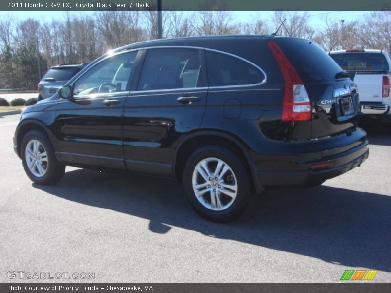 Crystal Black Pearl / Black 2011 Honda CR-V EX