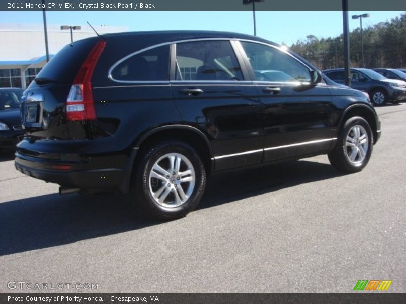 Crystal Black Pearl / Black 2011 Honda CR-V EX