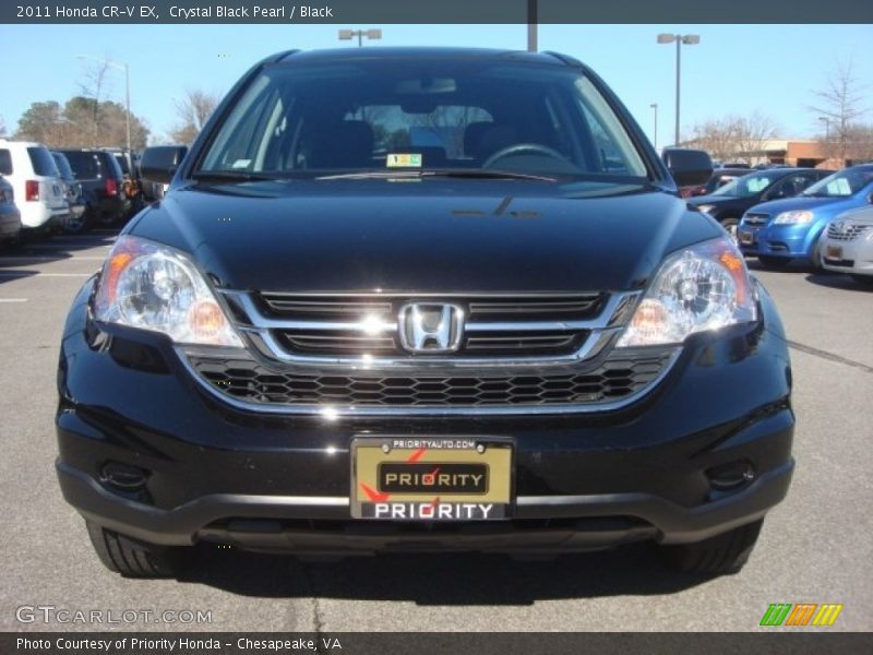 Crystal Black Pearl / Black 2011 Honda CR-V EX