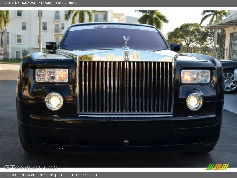 Black / Black 2007 Rolls-Royce Phantom