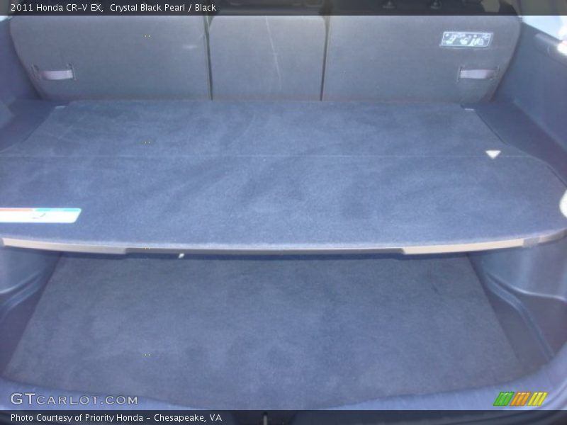 Crystal Black Pearl / Black 2011 Honda CR-V EX