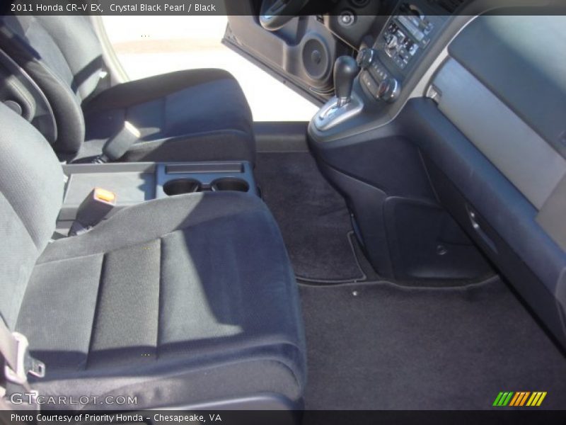 Crystal Black Pearl / Black 2011 Honda CR-V EX