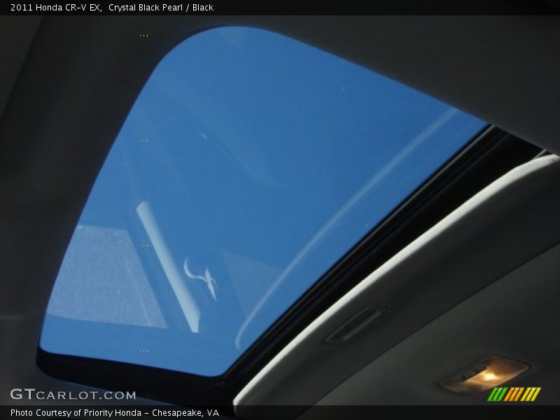 Crystal Black Pearl / Black 2011 Honda CR-V EX