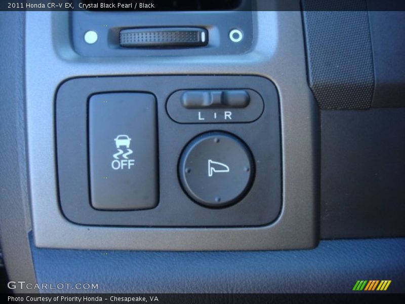 Crystal Black Pearl / Black 2011 Honda CR-V EX