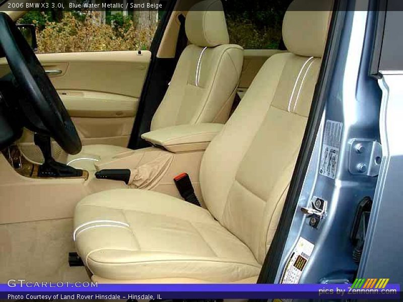 Blue Water Metallic / Sand Beige 2006 BMW X3 3.0i