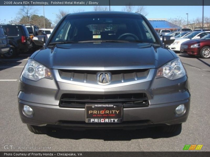 Polished Metal Metallic / Ebony 2008 Acura RDX Technology