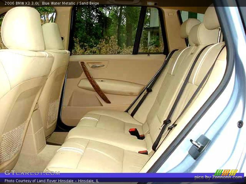 Blue Water Metallic / Sand Beige 2006 BMW X3 3.0i