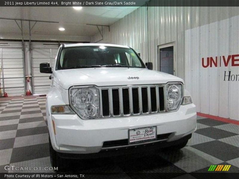 Bright White / Dark Slate Gray/Dark Saddle 2011 Jeep Liberty Limited 4x4