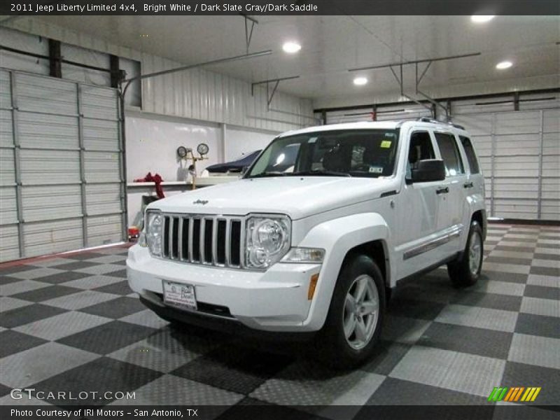Bright White / Dark Slate Gray/Dark Saddle 2011 Jeep Liberty Limited 4x4