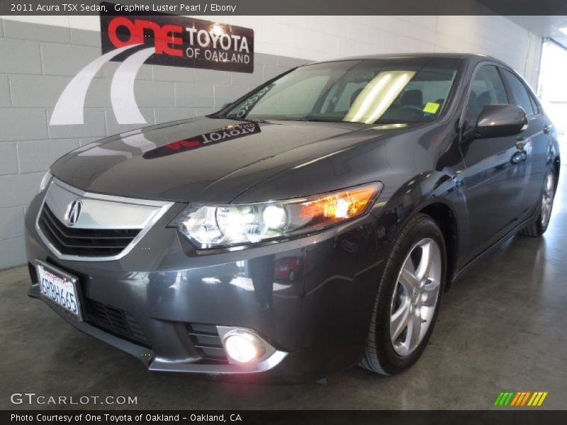 Graphite Luster Pearl / Ebony 2011 Acura TSX Sedan