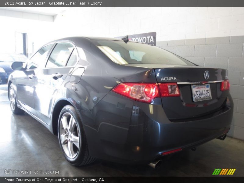 Graphite Luster Pearl / Ebony 2011 Acura TSX Sedan