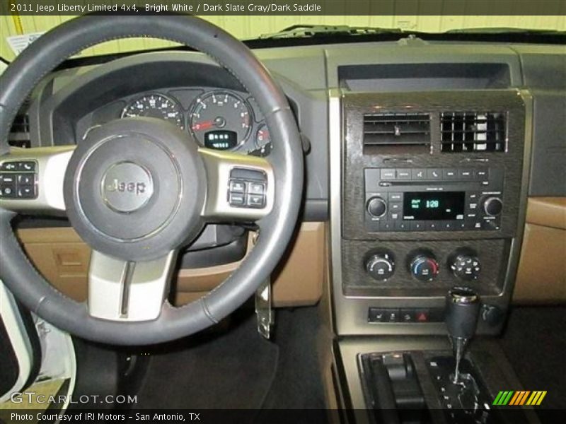 Bright White / Dark Slate Gray/Dark Saddle 2011 Jeep Liberty Limited 4x4
