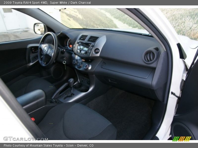 Super White / Dark Charcoal 2009 Toyota RAV4 Sport 4WD