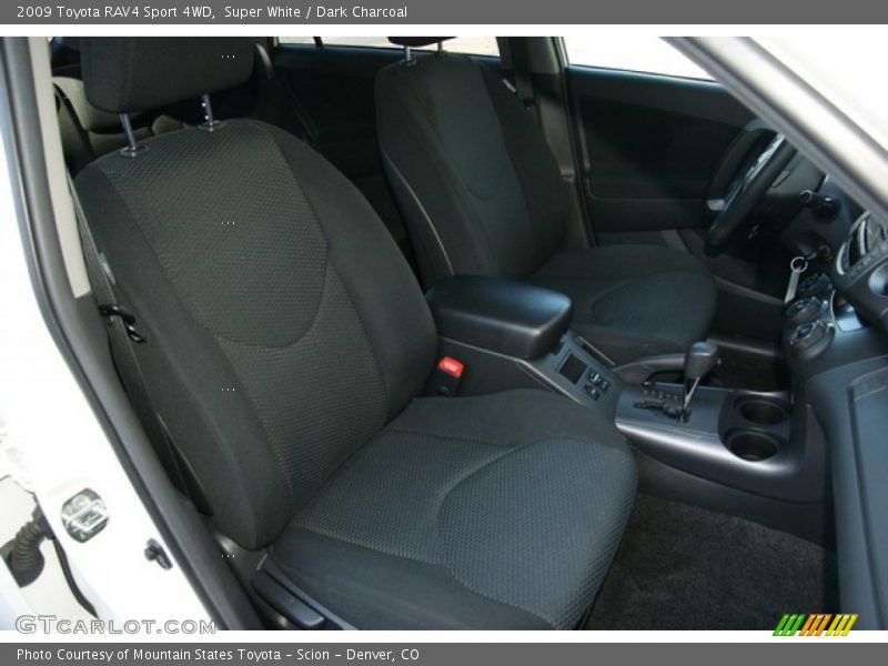 Super White / Dark Charcoal 2009 Toyota RAV4 Sport 4WD