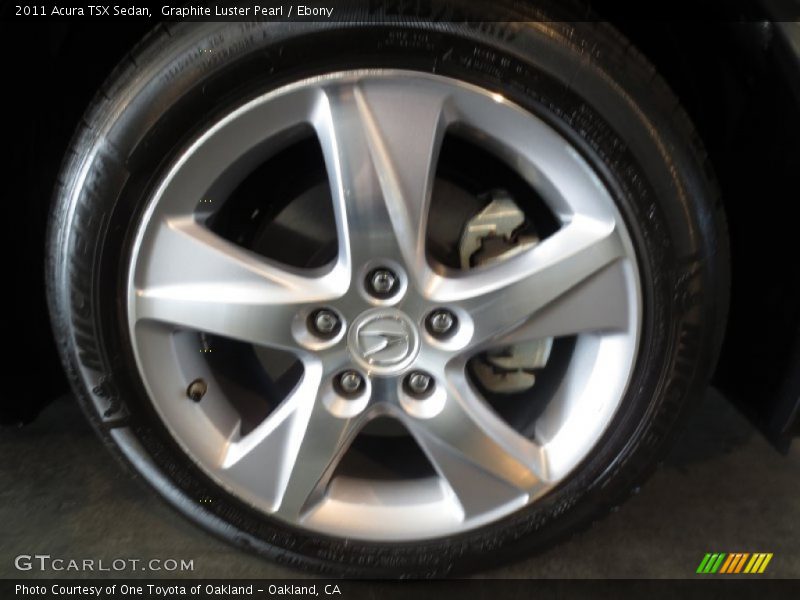 Graphite Luster Pearl / Ebony 2011 Acura TSX Sedan
