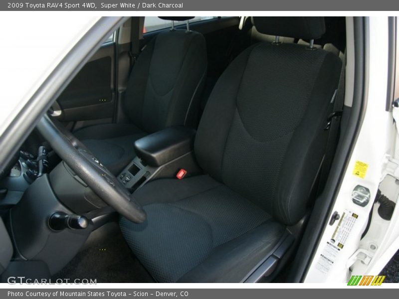 Super White / Dark Charcoal 2009 Toyota RAV4 Sport 4WD