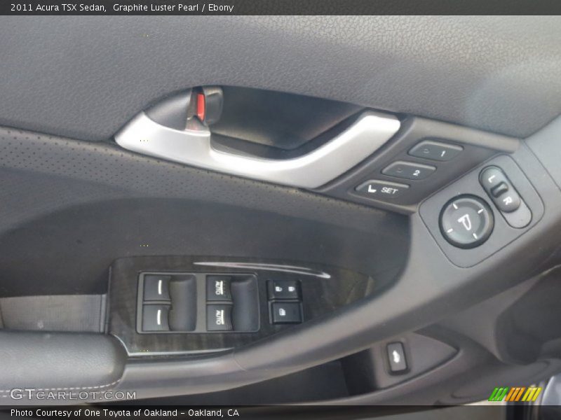 Graphite Luster Pearl / Ebony 2011 Acura TSX Sedan