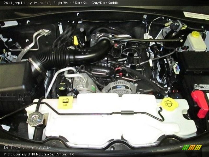 Bright White / Dark Slate Gray/Dark Saddle 2011 Jeep Liberty Limited 4x4